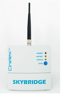 cinelex wi-fi art-net to wireless dmx converter transmitter - skybridge