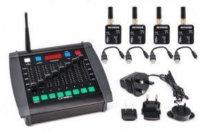 cinelex wireless dmx starter pack with desk-tx8 portable transmitter & 4x skynode receiver - starter pack - sp4-desk_20210402080254
